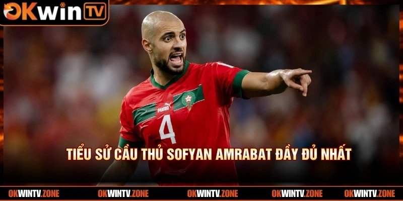 Tiểu sử cầu thủ Sofyan Amrabat đầy đủ nhất